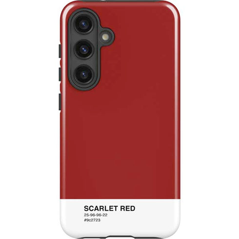Scarlet Red Galaxy S25 Impact Case