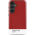 Scarlet Red Galaxy S25 Impact Case