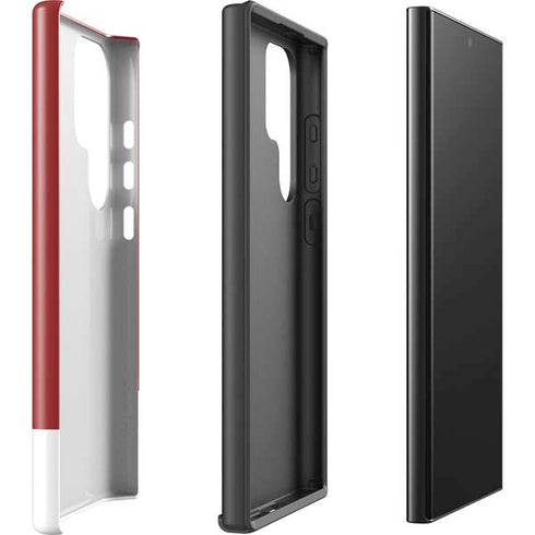 Scarlet Red Galaxy S25 Ultra Impact Case