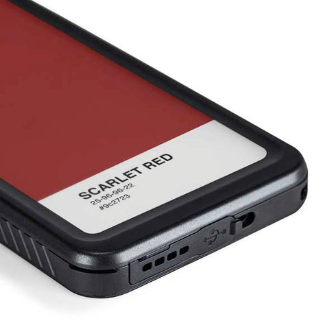 Scarlet Red Galaxy S24 Waterproof Case
