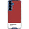 Scarlet Red Galaxy S25 Plus Clear Case