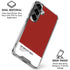 Scarlet Red Galaxy S26 Clear Case