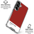 Scarlet Red Galaxy S26 Plus Clear Case