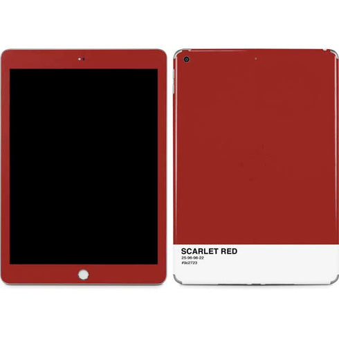 Scarlet Red Apple iPad Skin