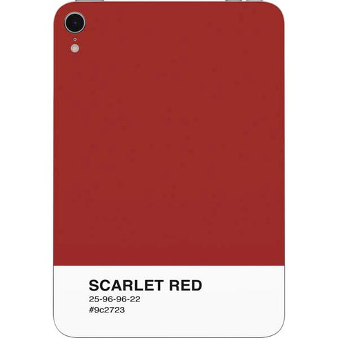 Scarlet Red Apple iPad Mini Skin