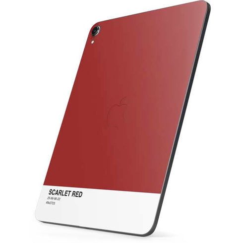 Scarlet Red Apple iPad Pro Skin