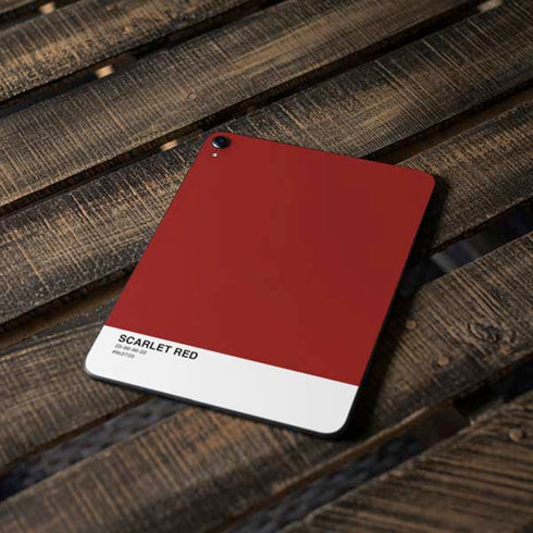 Scarlet Red Apple iPad Pro Skin