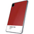 Scarlet Red iPad Pro 11in (2024) Clear Case