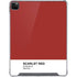 Scarlet Red iPad Cases