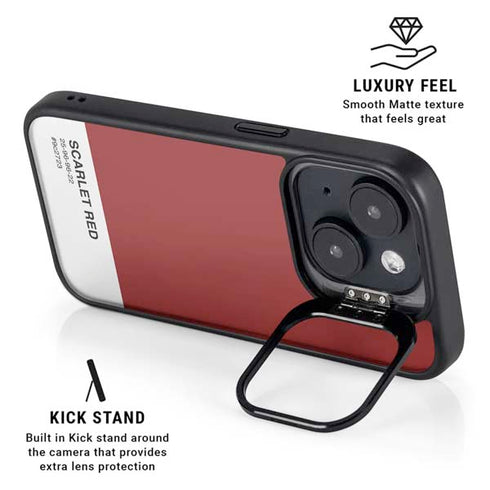 Scarlet Red iPhone 14 Plus Kickstand Case
