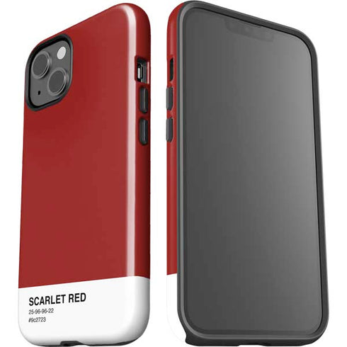 Scarlet Red iPhone 15 Impact Case