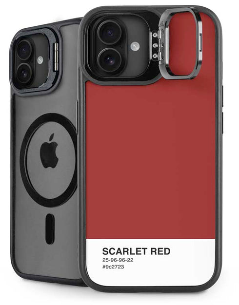 Scarlet Red iPhone 16 Plus Kickstand Case
