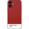 Scarlet Red iPhone 16 Plus Skin