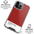 Scarlet Red iPhone 16 Pro Clear Case