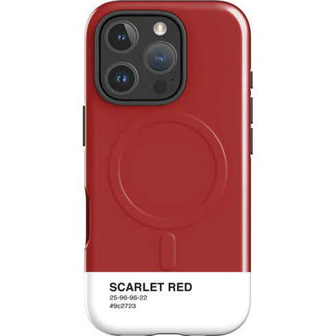Scarlet Red iPhone 16 Pro Max Magsafe Impact Case