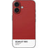 Scarlet Red iPhone 16 Skin