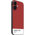 Scarlet Red iPhone 16 Skin