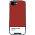 Scarlet Red iPhone 16e Clear Case