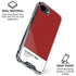Scarlet Red iPhone 16e Clear Case