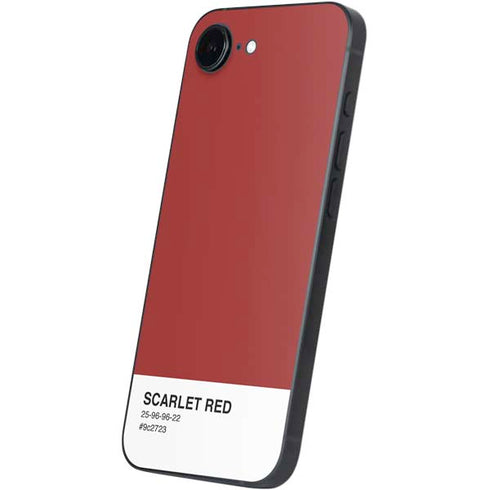 Scarlet Red iPhone 16e Skin