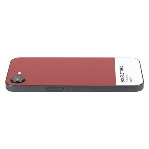 Scarlet Red iPhone 16e Skin