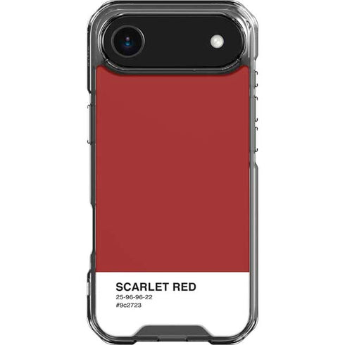 Scarlet Red iPhone 17 Air Clear Case