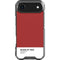 Scarlet Red iPhone 17 Air Clear Case