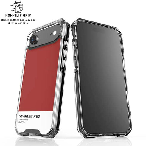 Scarlet Red iPhone 17 Air Clear Case