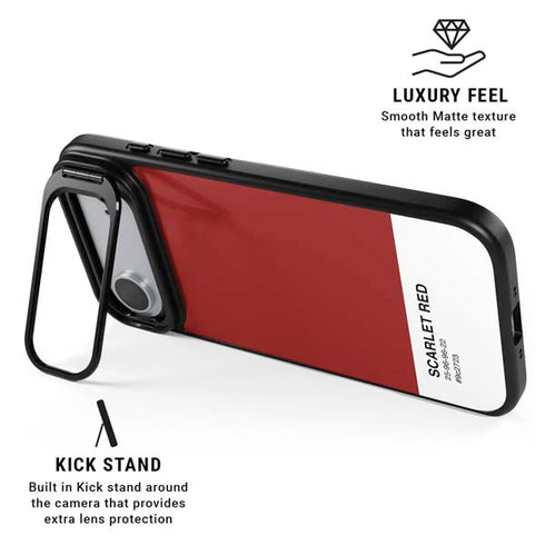 Scarlet Red iPhone 17 Air Kickstand Case