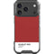 Scarlet Red iPhone 17 Pro Clear Case