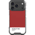 Scarlet Red iPhone 17 Pro Clear Case