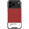 Scarlet Red iPhone 17 Pro Max Clear Case