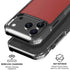 Scarlet Red iPhone 17 Pro Max Clear Case