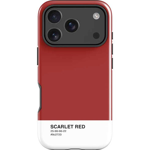 Scarlet Red iPhone 17 Pro Max Impact Case