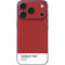 Scarlet Red iPhone 17 Pro Skin