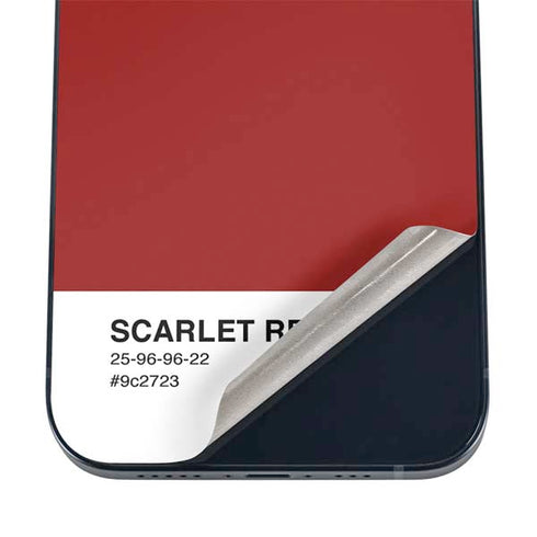 Scarlet Red iPhone 17 Skin