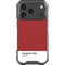 Scarlet Red iPhone 18 Pro Clear Case