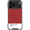 Scarlet Red iPhone 18 Pro Max Clear Case