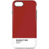 Scarlet Red iPhone Cases