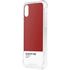 Scarlet Red iPhone XS Clear Case