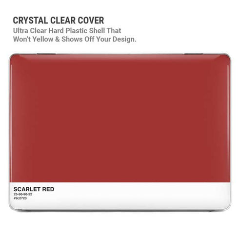 Scarlet Red MacBook Pro 14in (2021-24) Case plus Skin