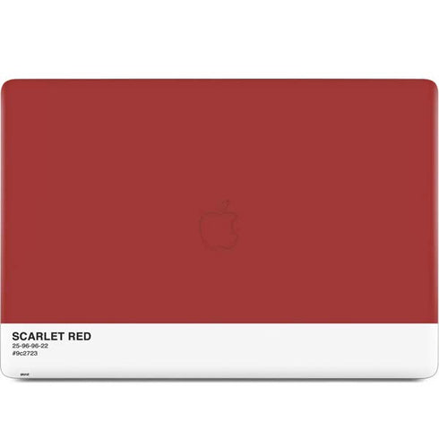 Scarlet Red MacBook Skins