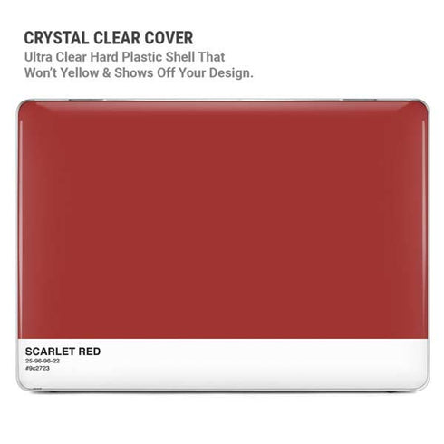 Scarlet Red MacBook Cases