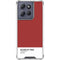 Scarlet Red Moto G 5G (2025) Clear Case
