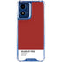 Scarlet Red Moto G 5G (2024) Clear Case