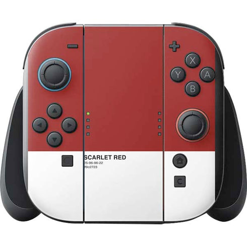 Scarlet Red Nintendo Switch 2 (2025) with Joy-Con Skin
