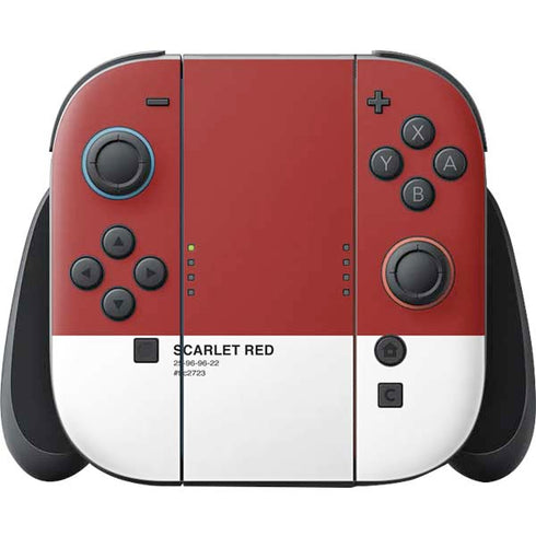Scarlet Red Nintendo Skins