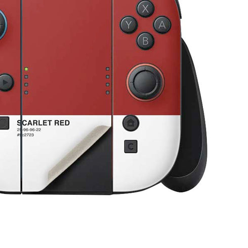 Scarlet Red Nintendo Switch 2 (2025) Joy-Con Controller Skin