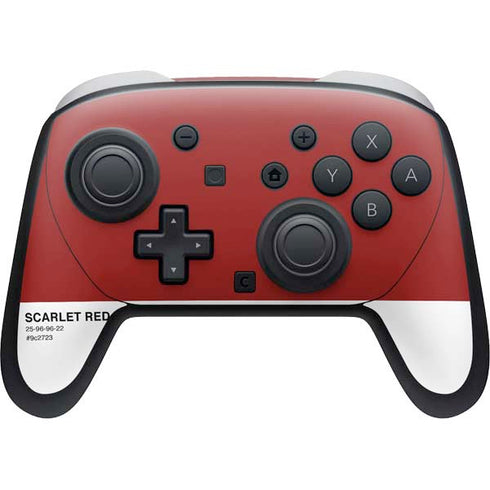 Scarlet Red Nintendo Switch 2 (2025) Pro Controller Skin