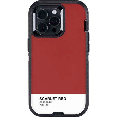 Scarlet Red Otterbox Defender iPhone Skin